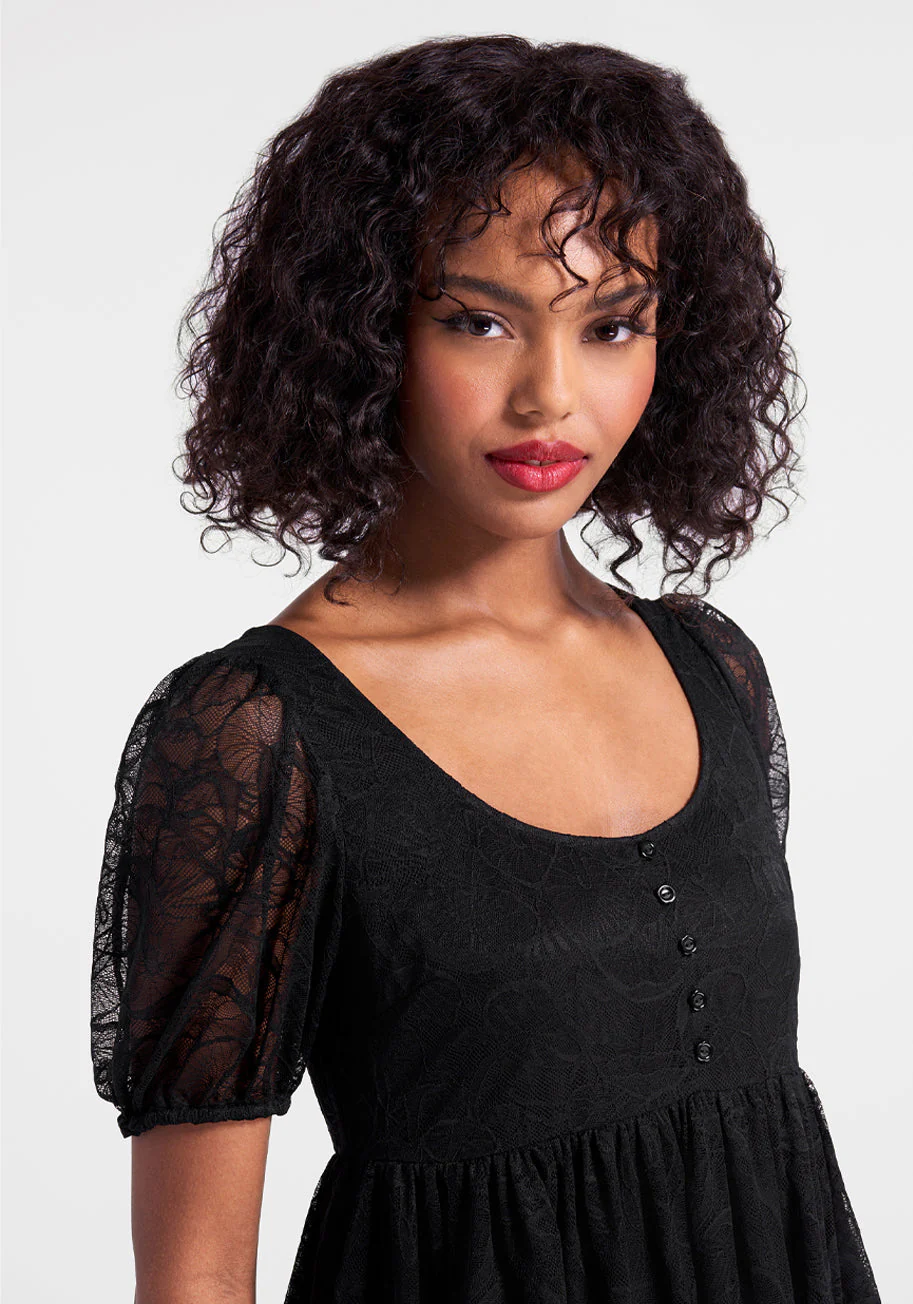 Right Lace, Right Time Babydoll Dress - Olabens