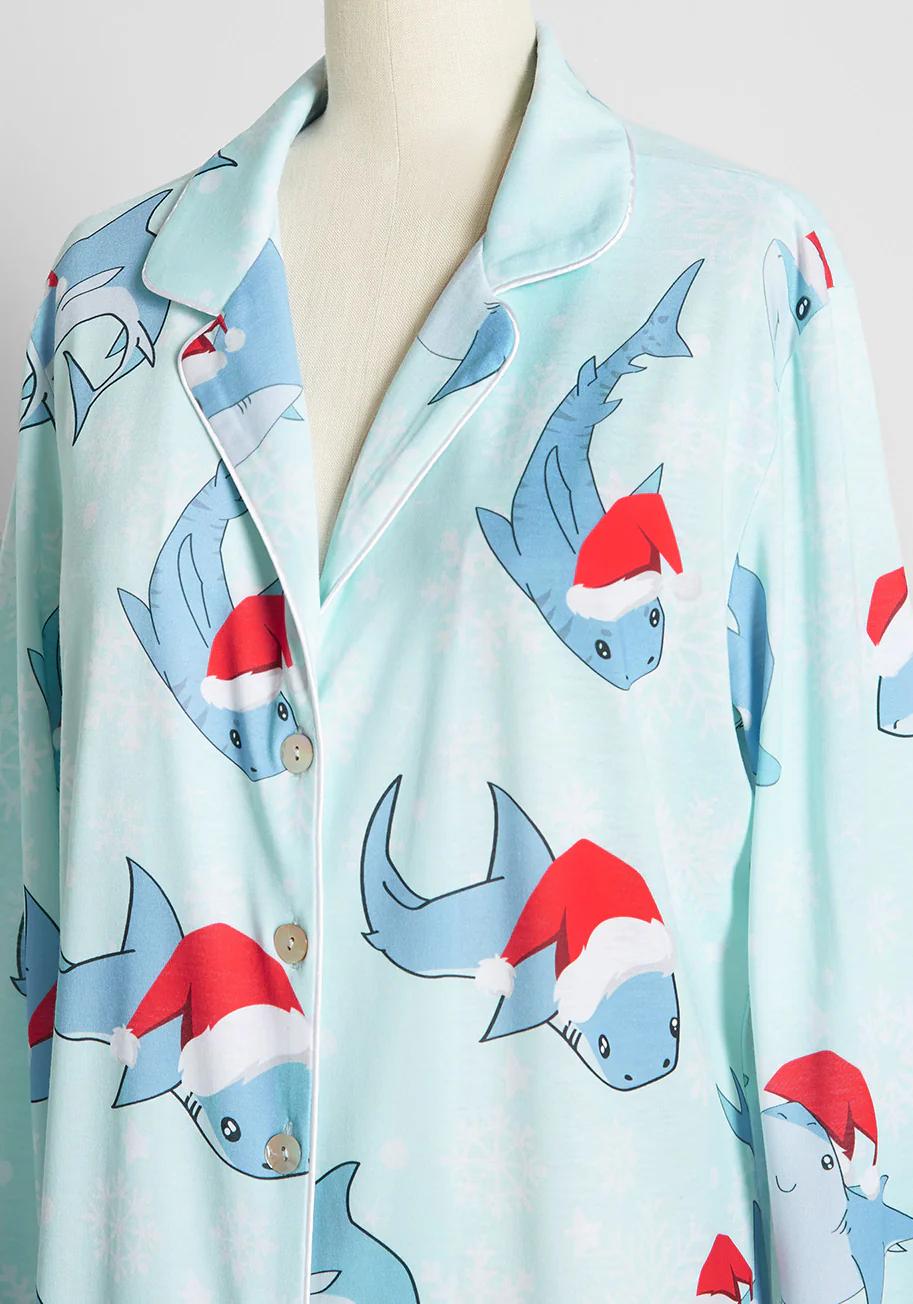 Fiercely Festive Sleep Shirt - Olabens