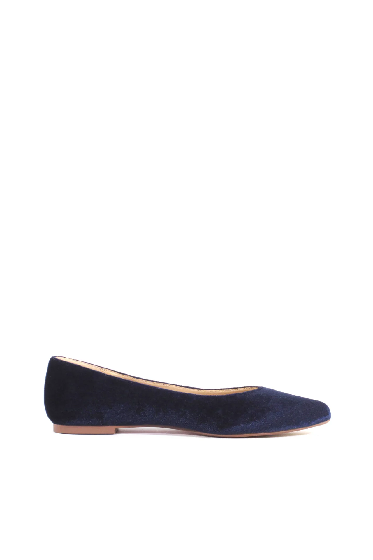 Pammy Velvet Ballet Flats - Olabens
