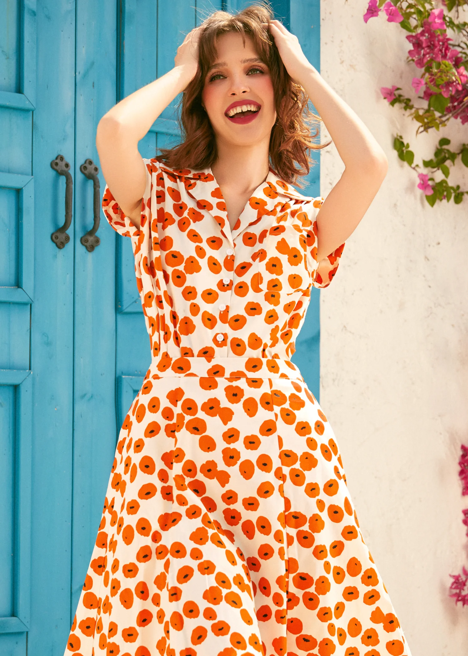 Buttoned & Breezy Blouse - Olabens