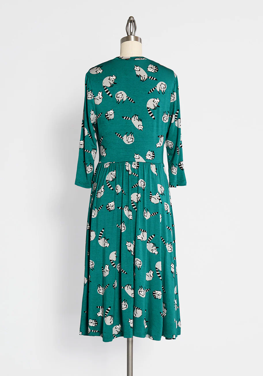 Print Appeal Midi Dress - Olabens