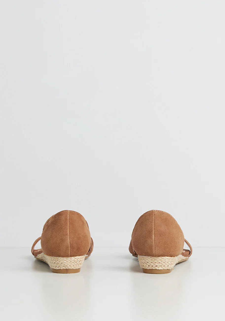 Sleek Appreciation Suede Sandal - Olabens