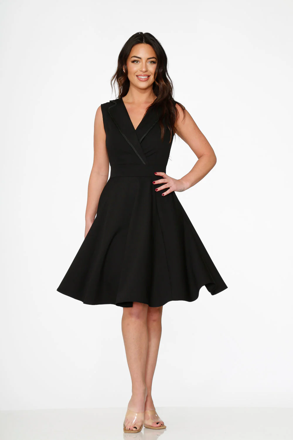 Black Swing Dress - Olabens