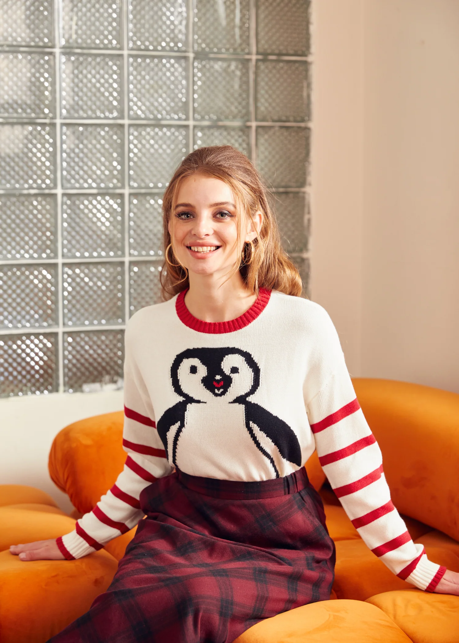 Timeless Striped Tapestry Crewneck Sweater - Olabens