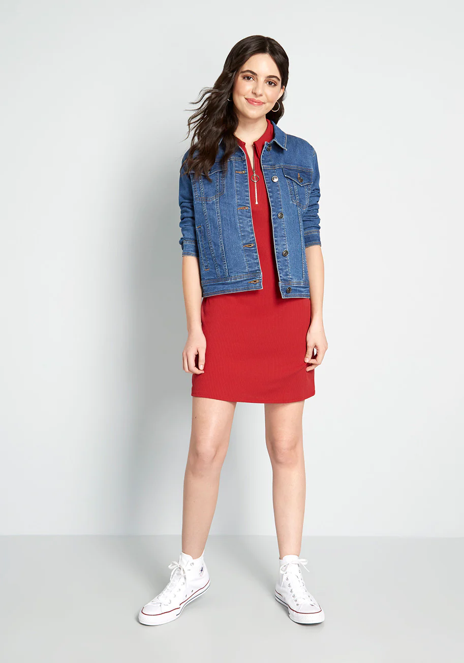 Polo Match Pick Shift Dress - Olabens