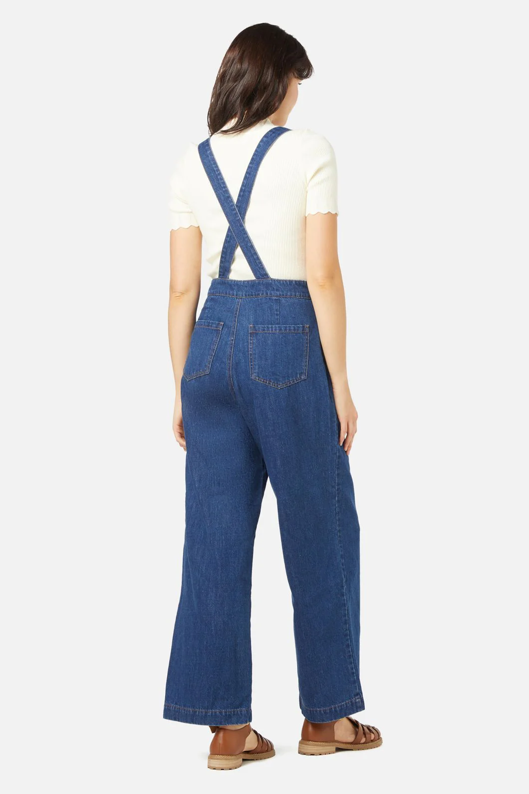 Cat Embroidered Overall - Olabens