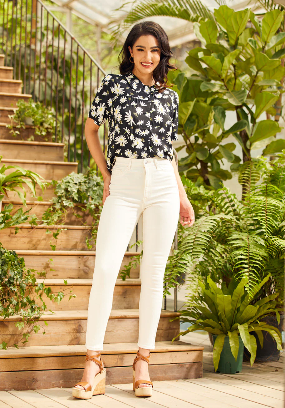 Made For Merriment Button-Up Top - Olabens