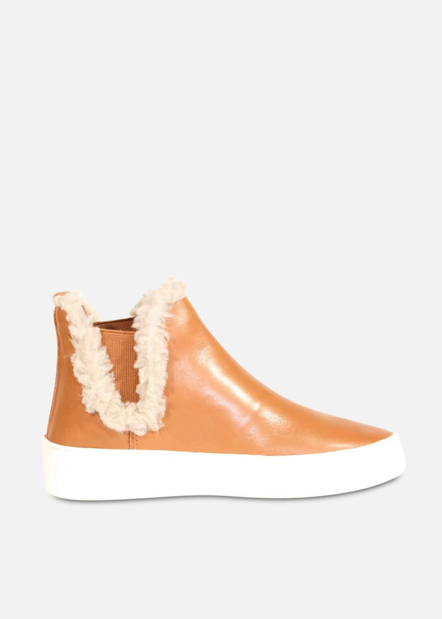 Winston Shearling Detail Sneakers - Olabens