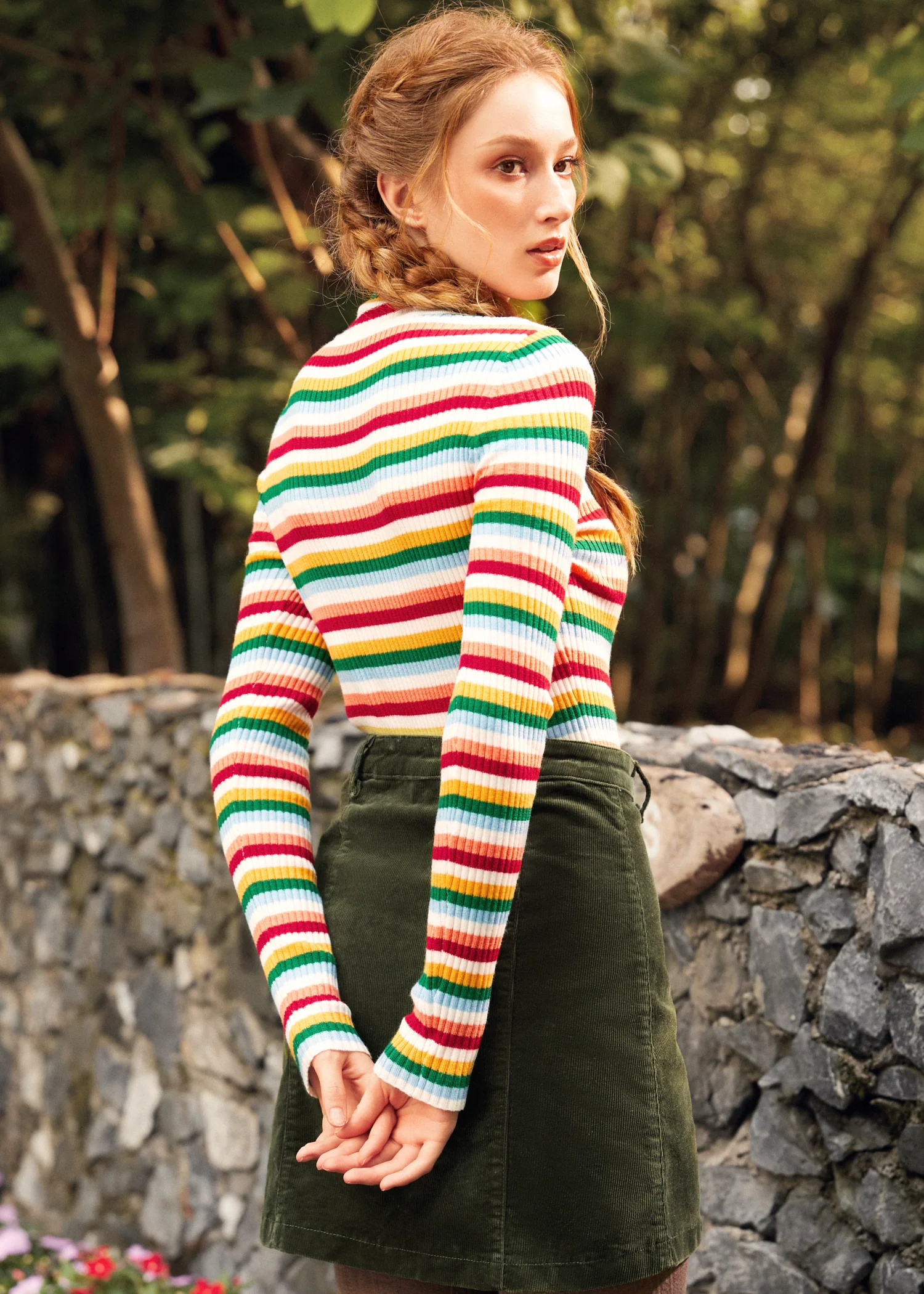 Woodstock Wanderer Ribbed Turtleneck - Olabens