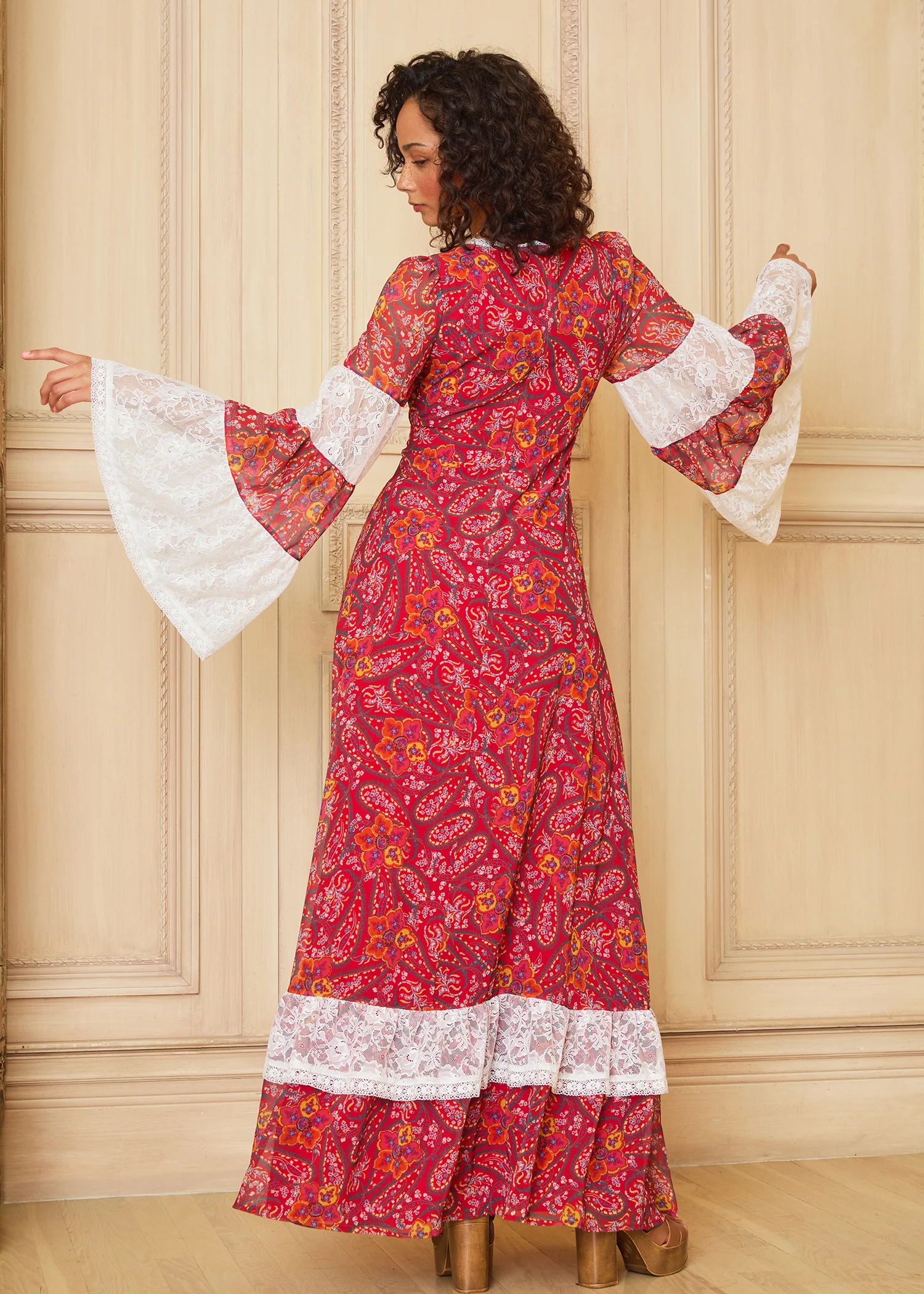 GUNNE SAX by Isnyt Josephina Bell Sleeve Dress - Limited Edition - Olabens