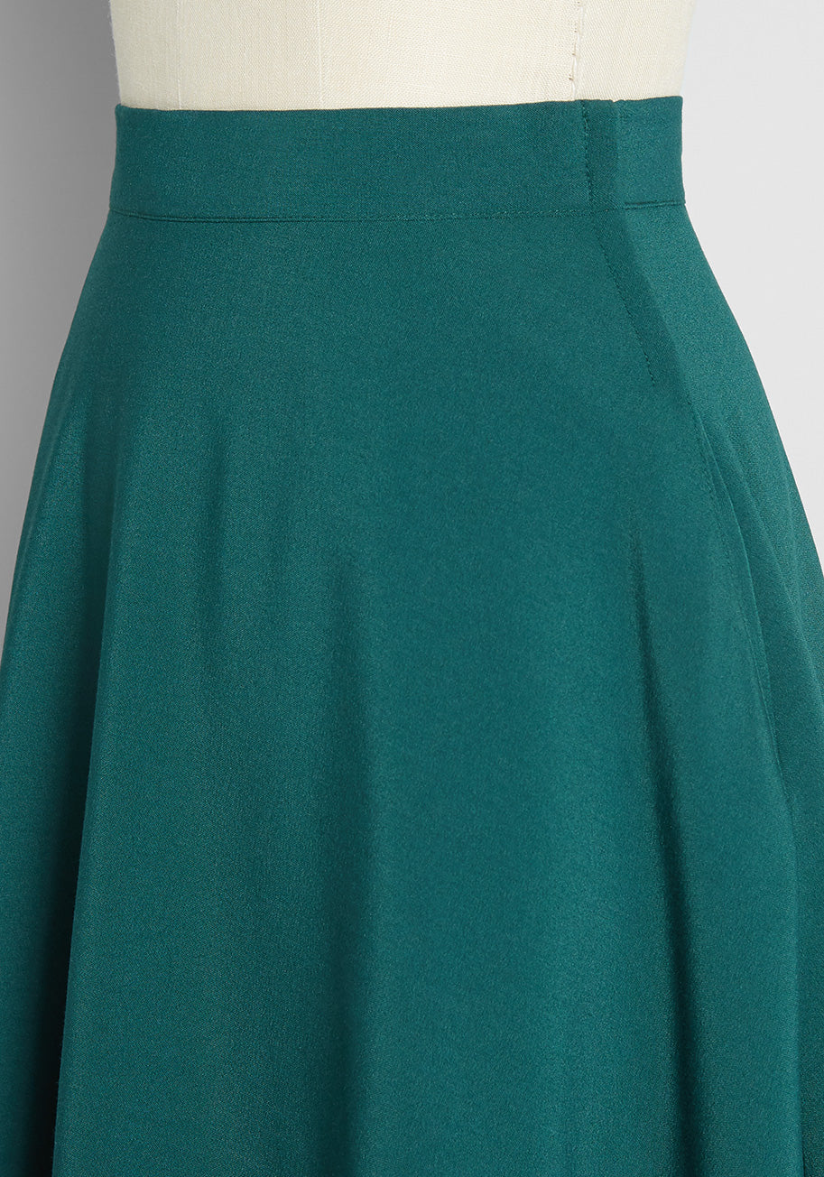 Just This Sway A-Line Skirt - Olabens