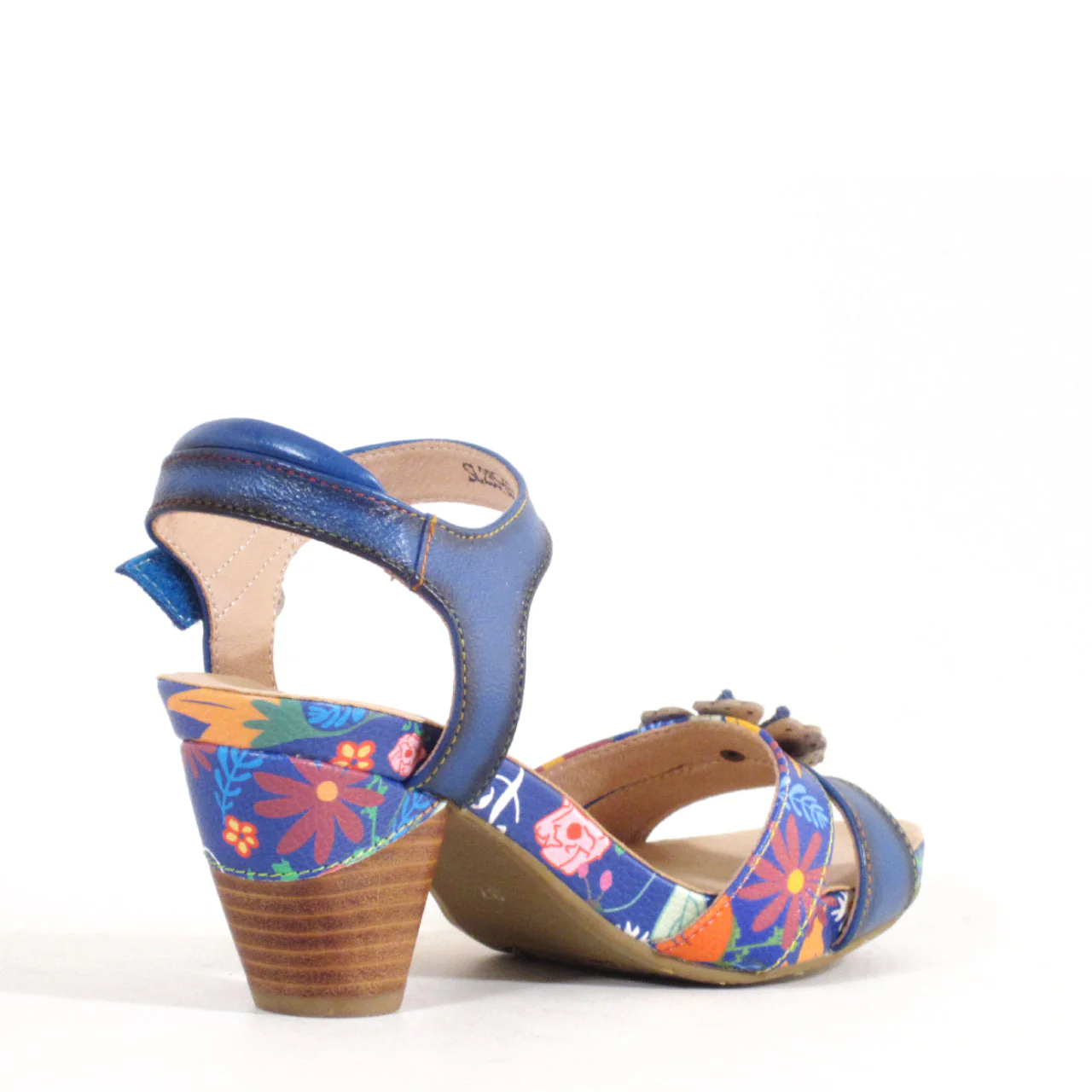 Daphne Retro Floral Heels - Olabens