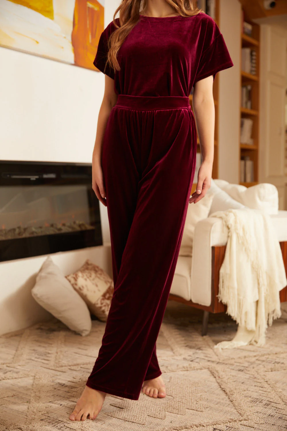 Living It Up Wide Leg Pants - Olabens