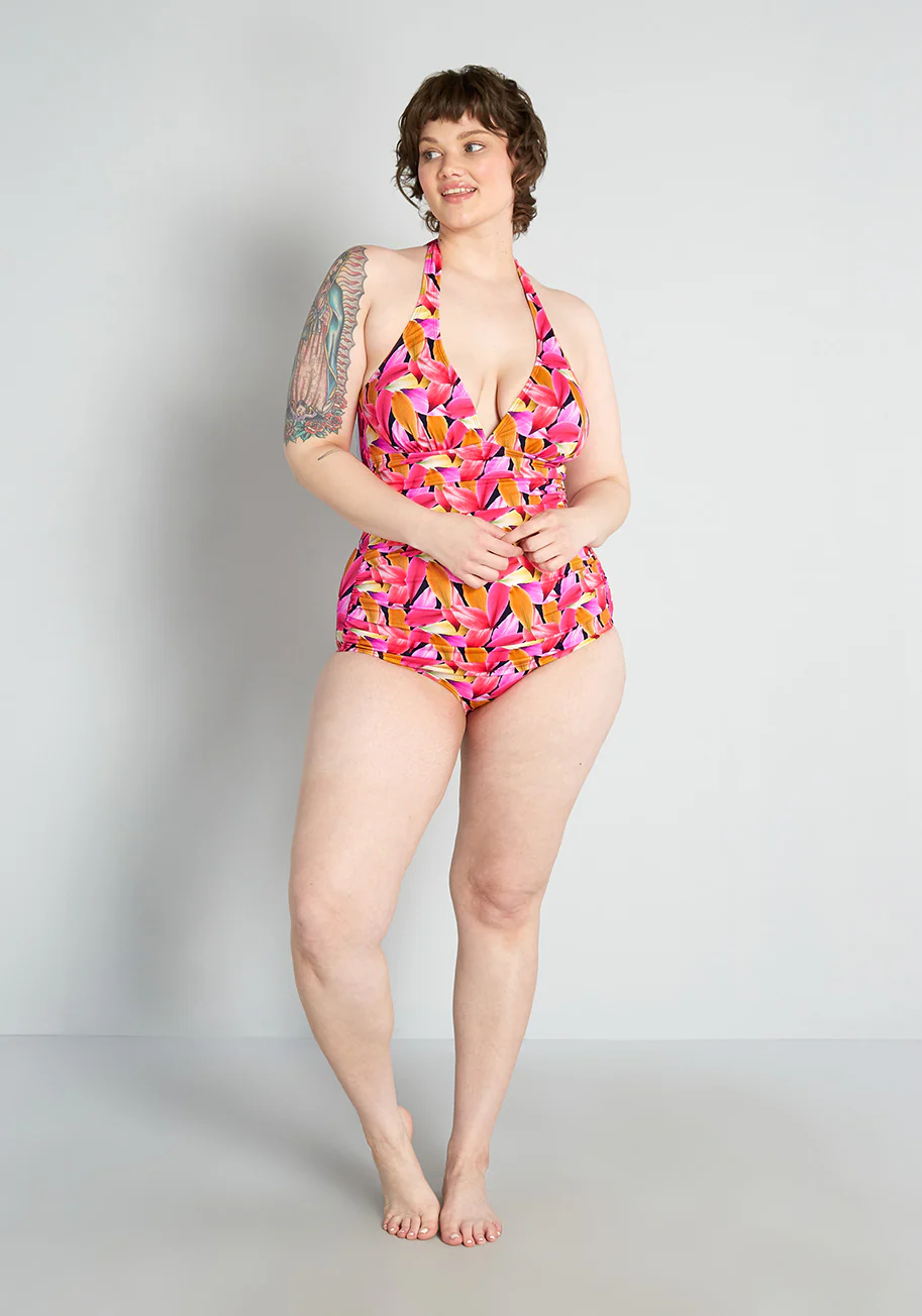 The Bathing Bombshell One-Piece Swimsuit - Olabens