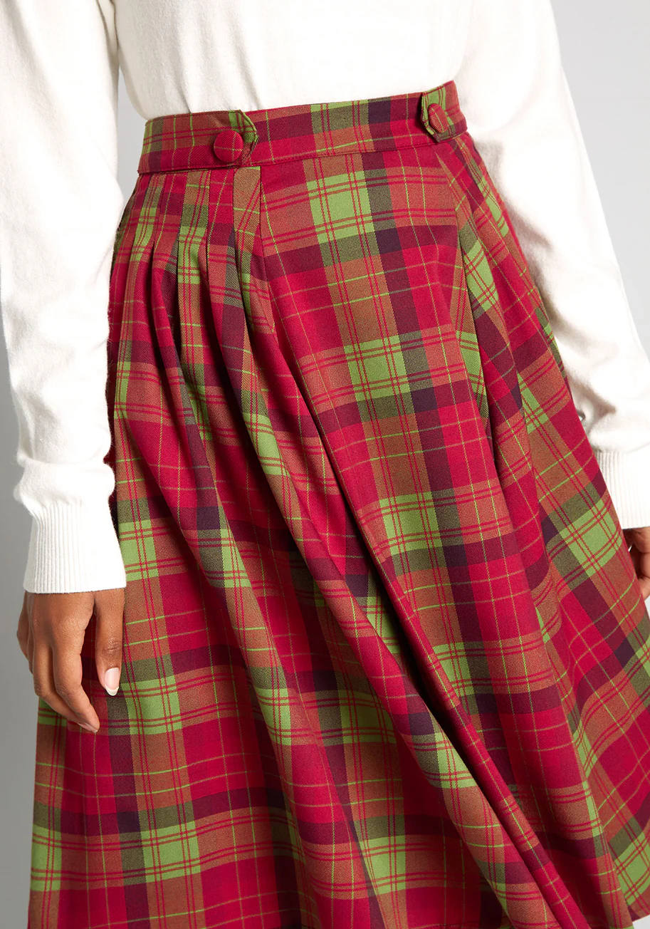 Abundance Of Cheer Swing Skirt - Olabens