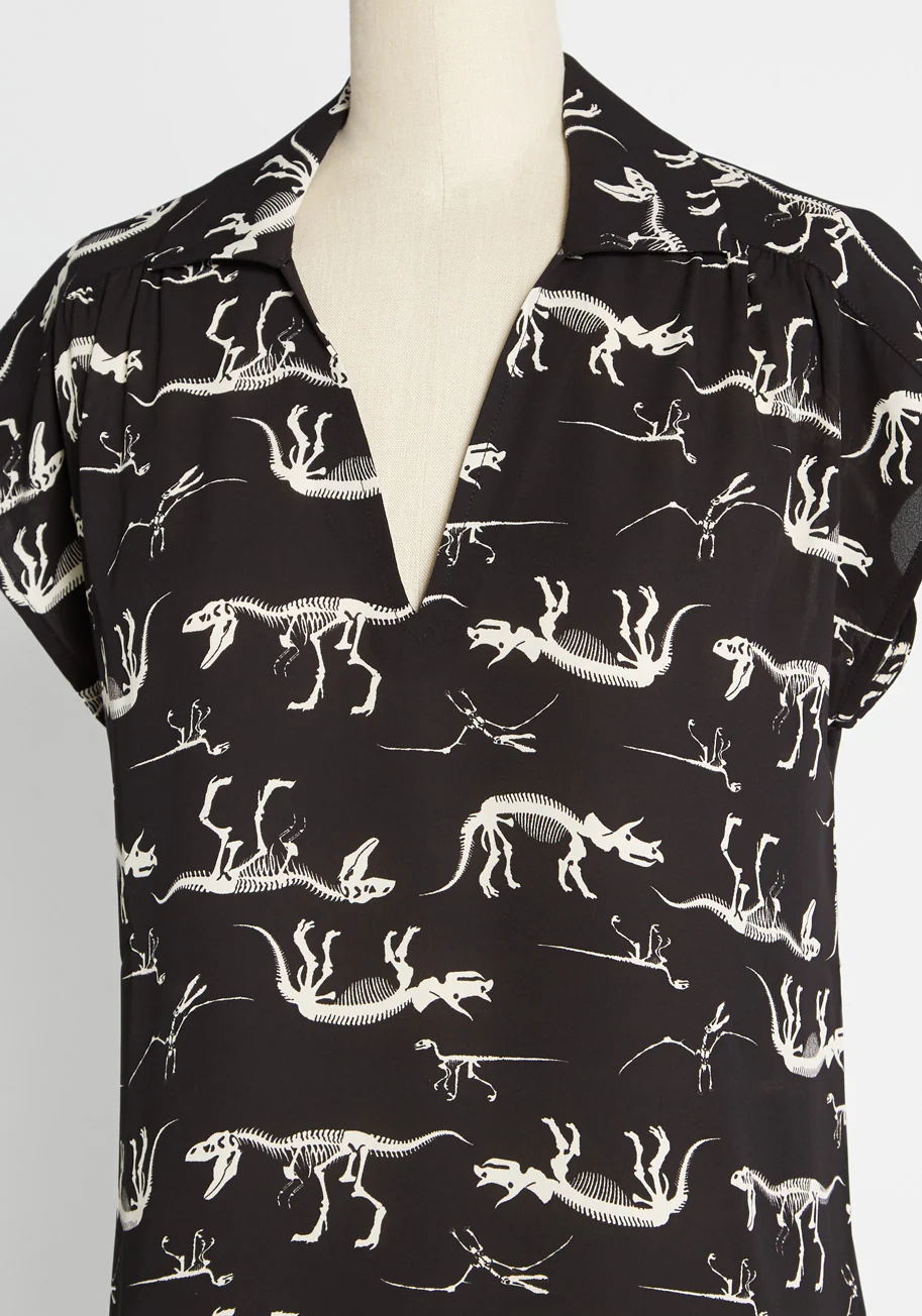 Prehistoric Premonition Top - Olabens