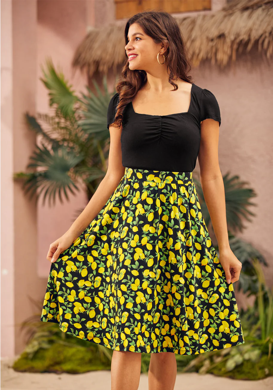 Excellence Attained Knit A-Line Skirt - Olabens