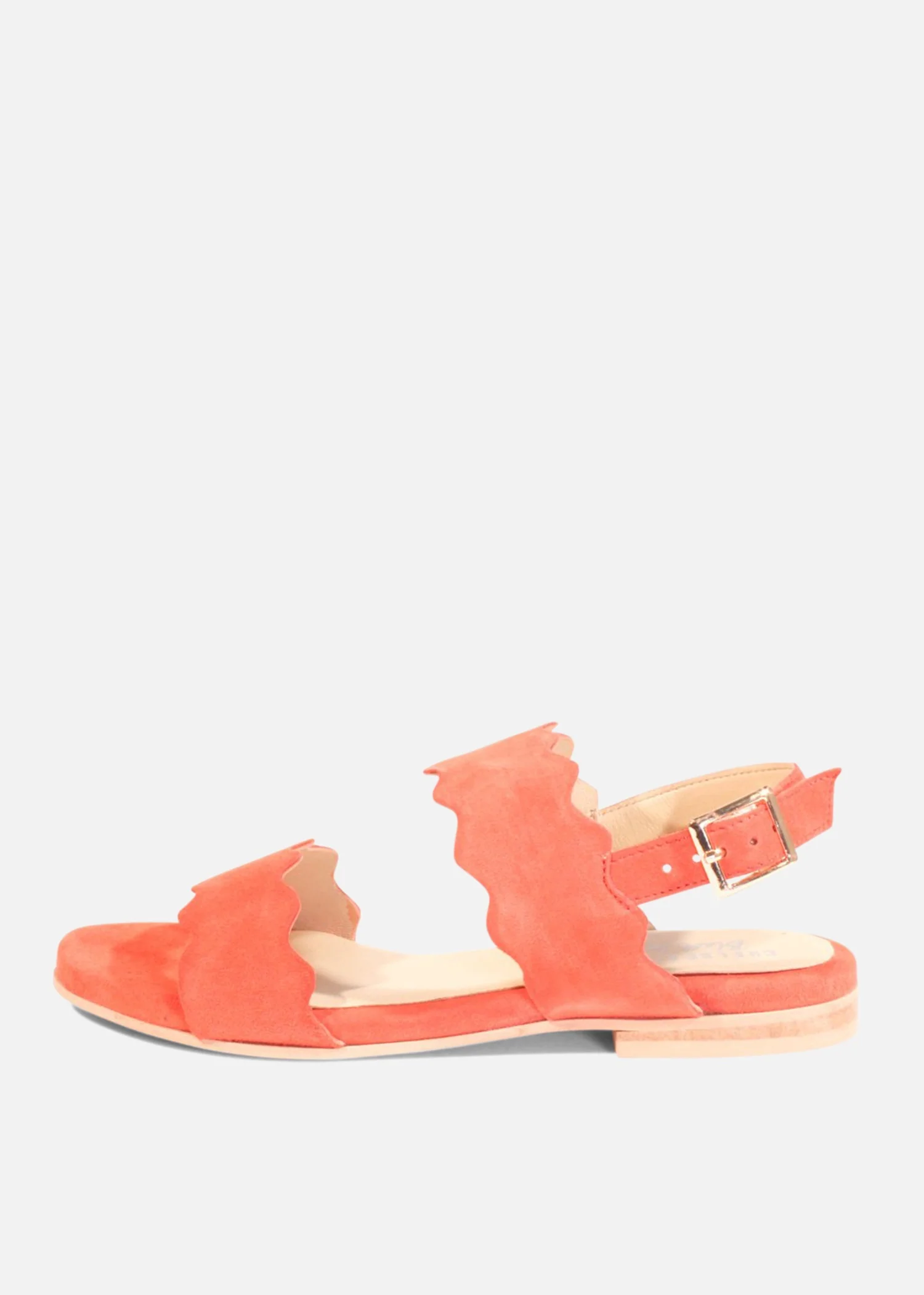 Jarden Suede Scallop Sandals - Olabens