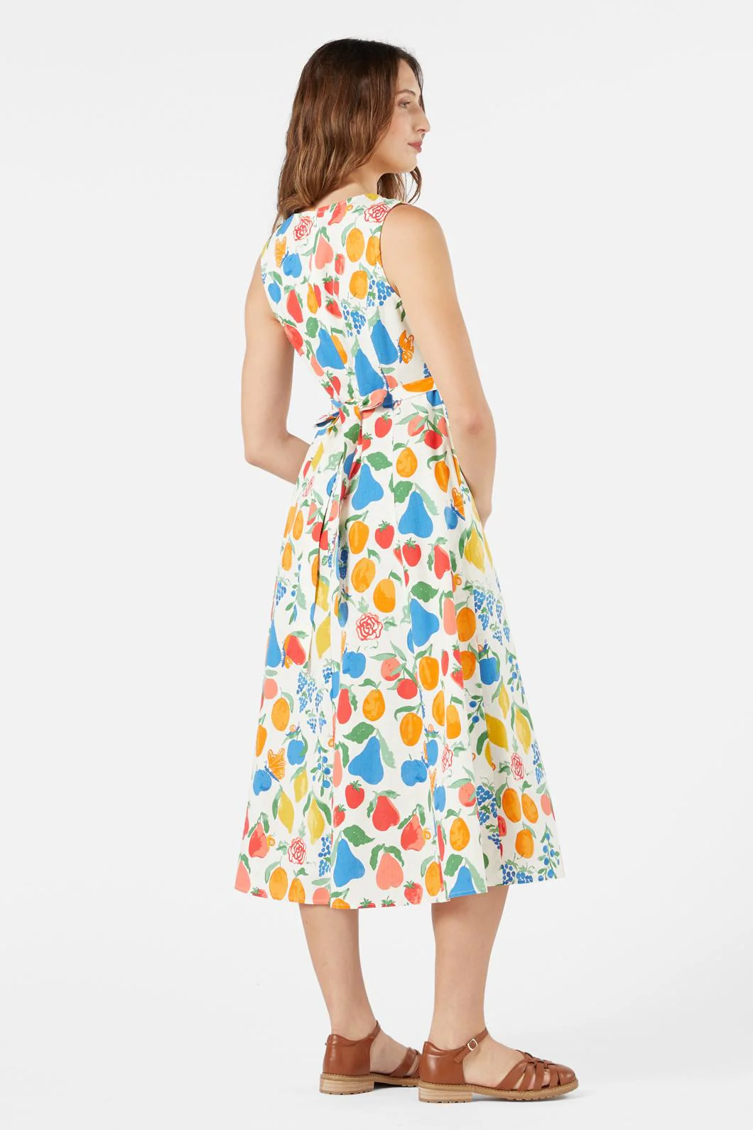 Fruit Bowl Midi Dress - Olabens