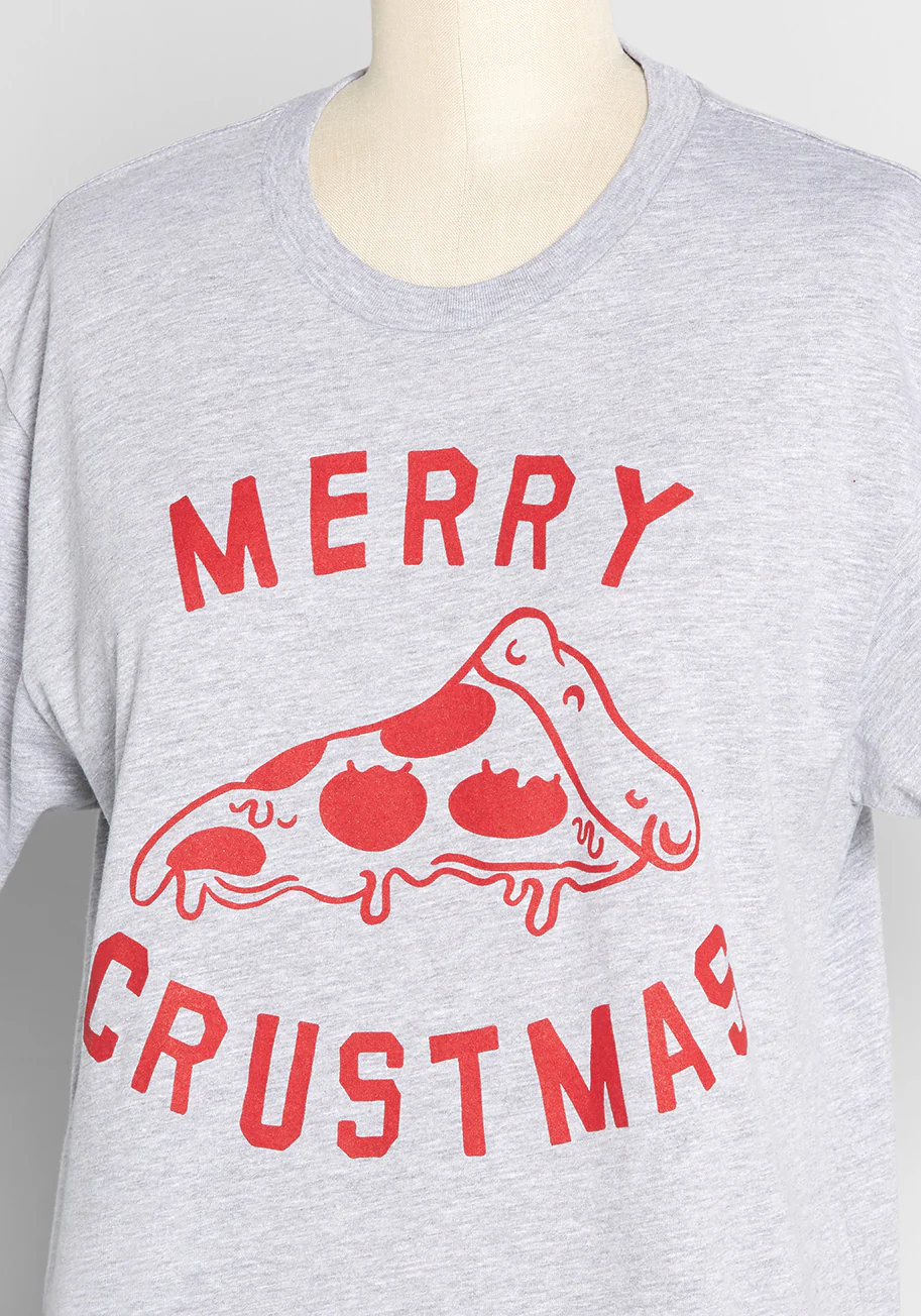 Merry Crustmas Graphic Tee - Olabens
