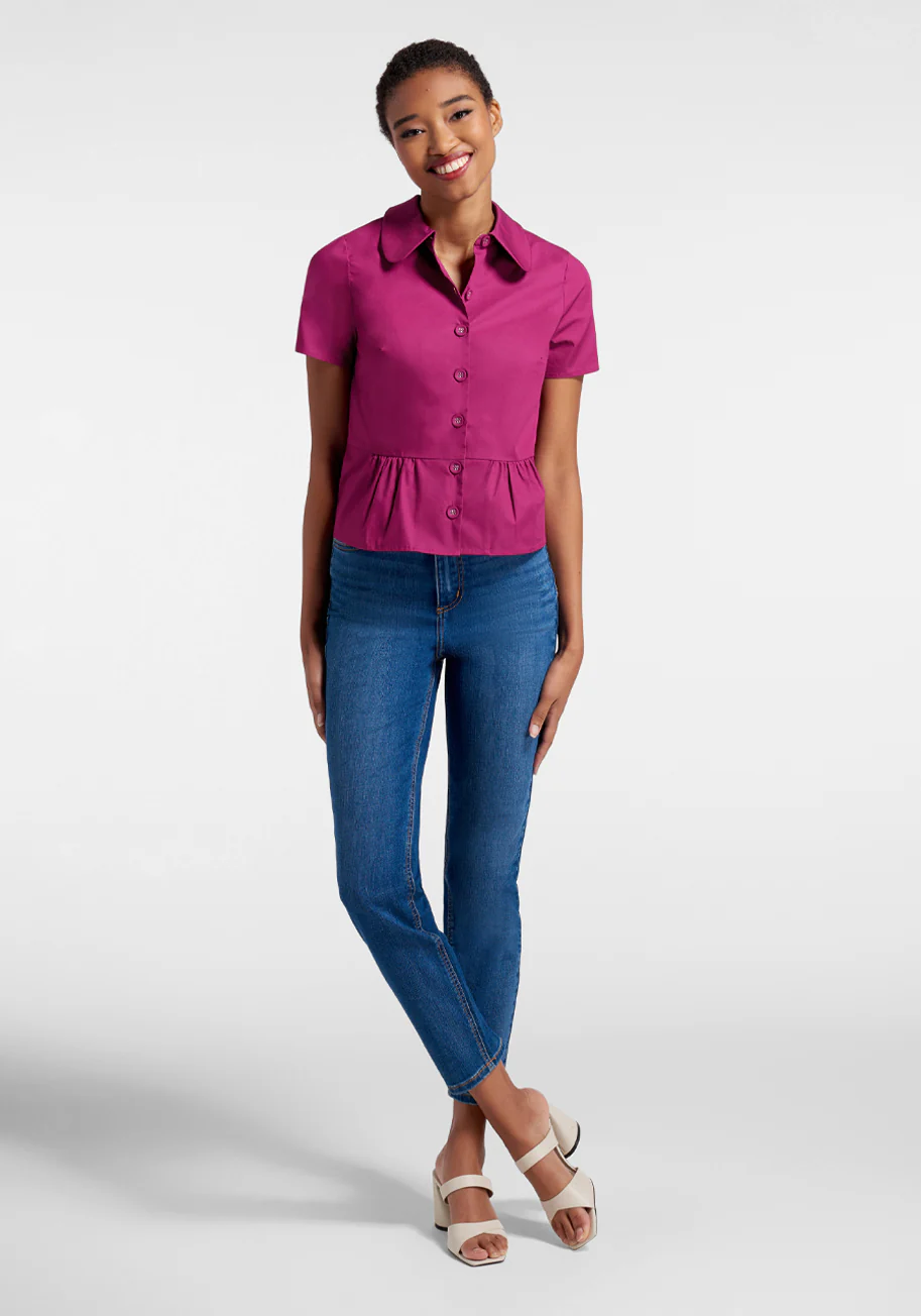 Such Sweetness Peplum Top - Olabens
