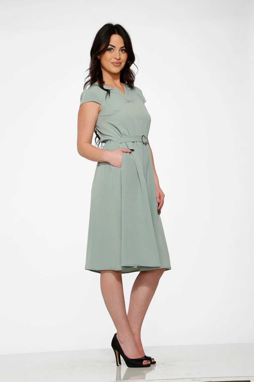 Aqua Swing Dress - Olabens