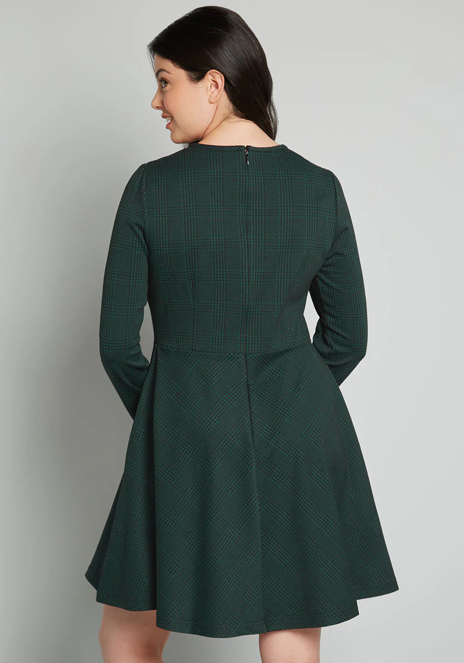 State Of Grace Fit And Flare Dress - Olabens