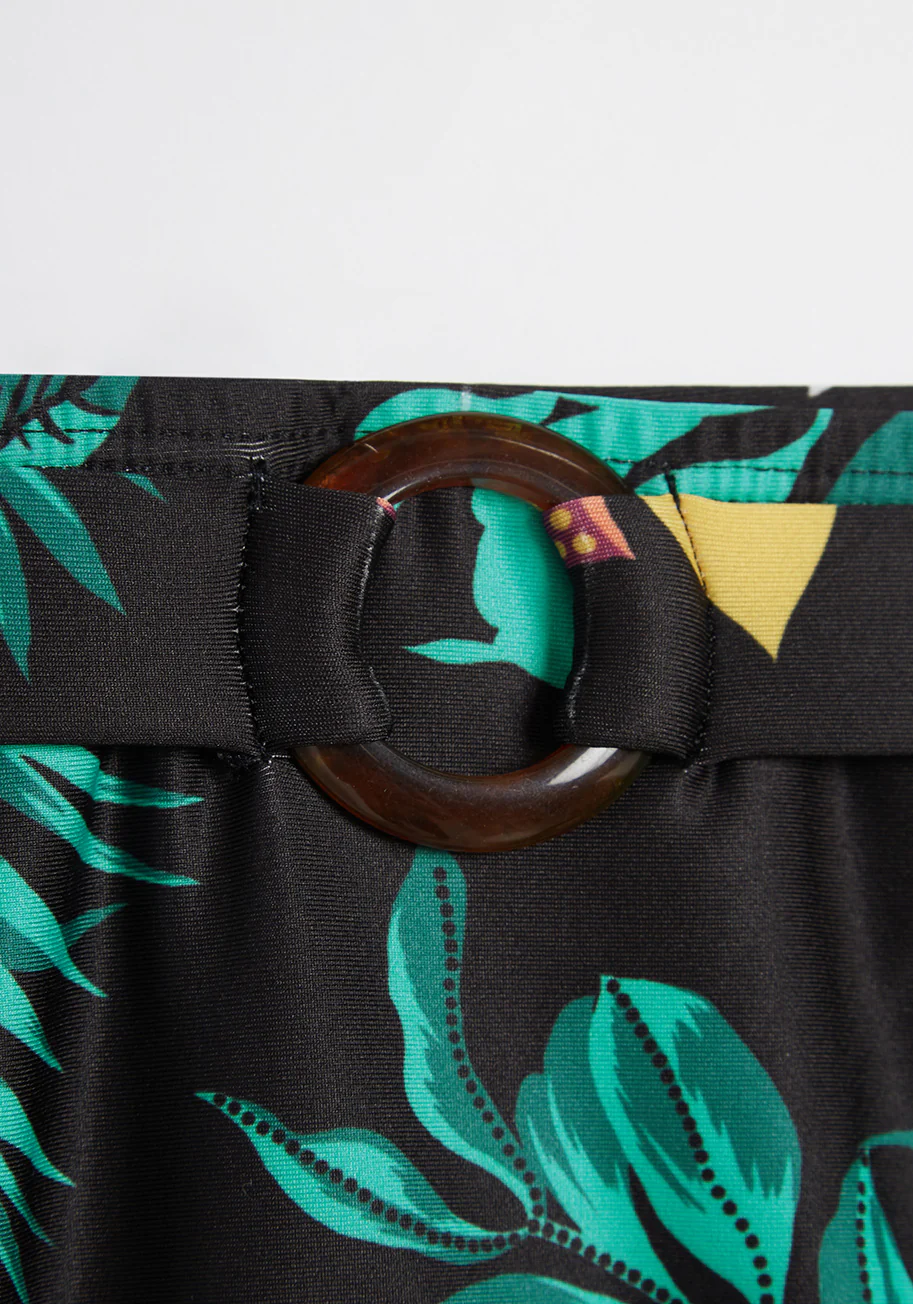 Boardwalk Bliss High-Waisted Bikini Bottom - Olabens
