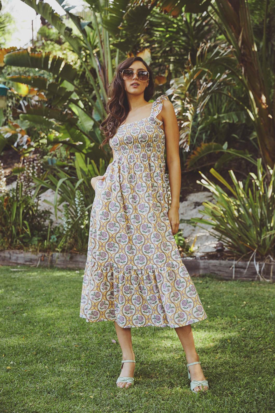 Renata Midi Dress - Olabens