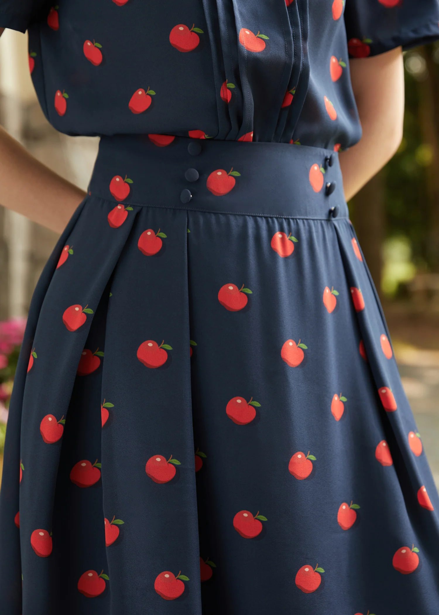 Always an Antique High Waisted A-Line Skirt - Olabens