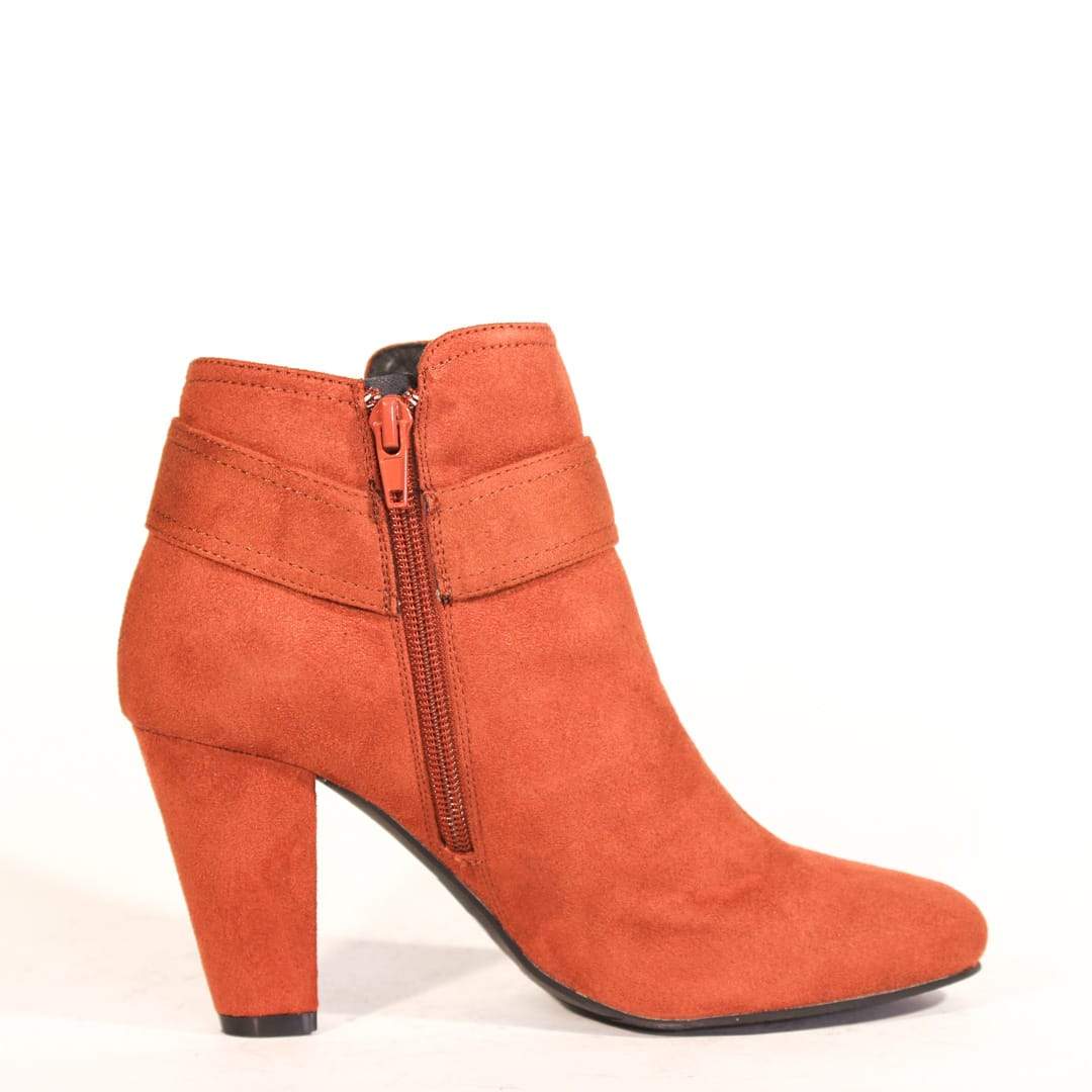 Debbie Suede Booties - Olabens