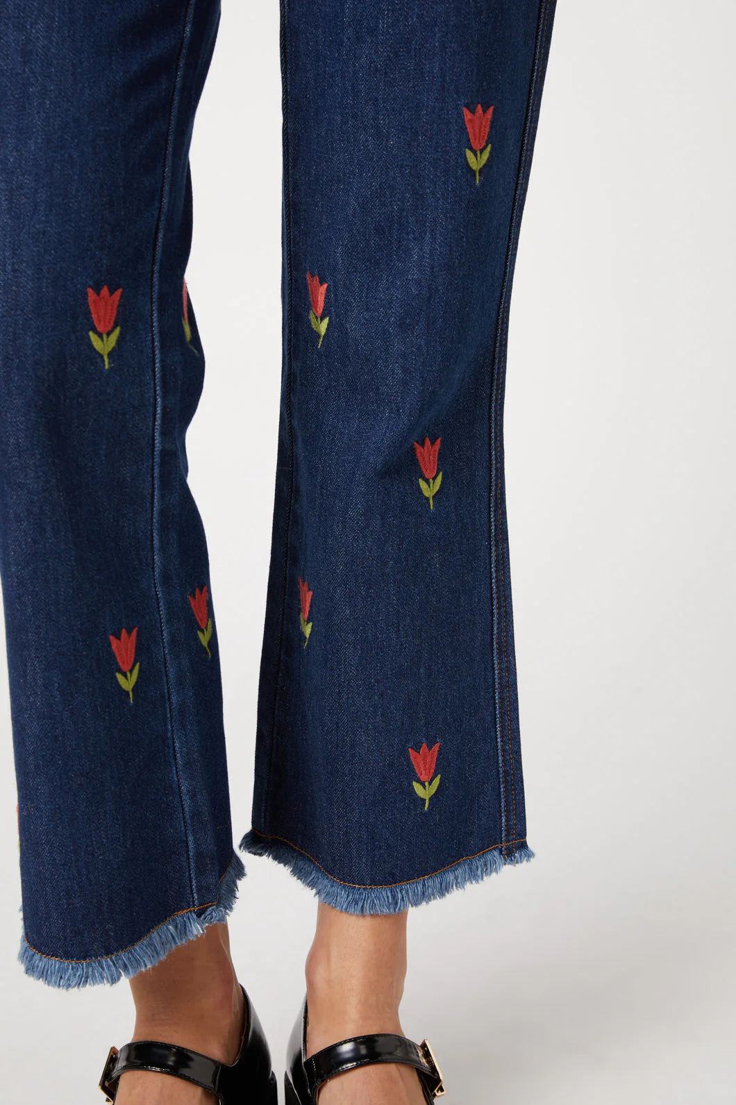 Tulip Embroidered Jean - Olabens
