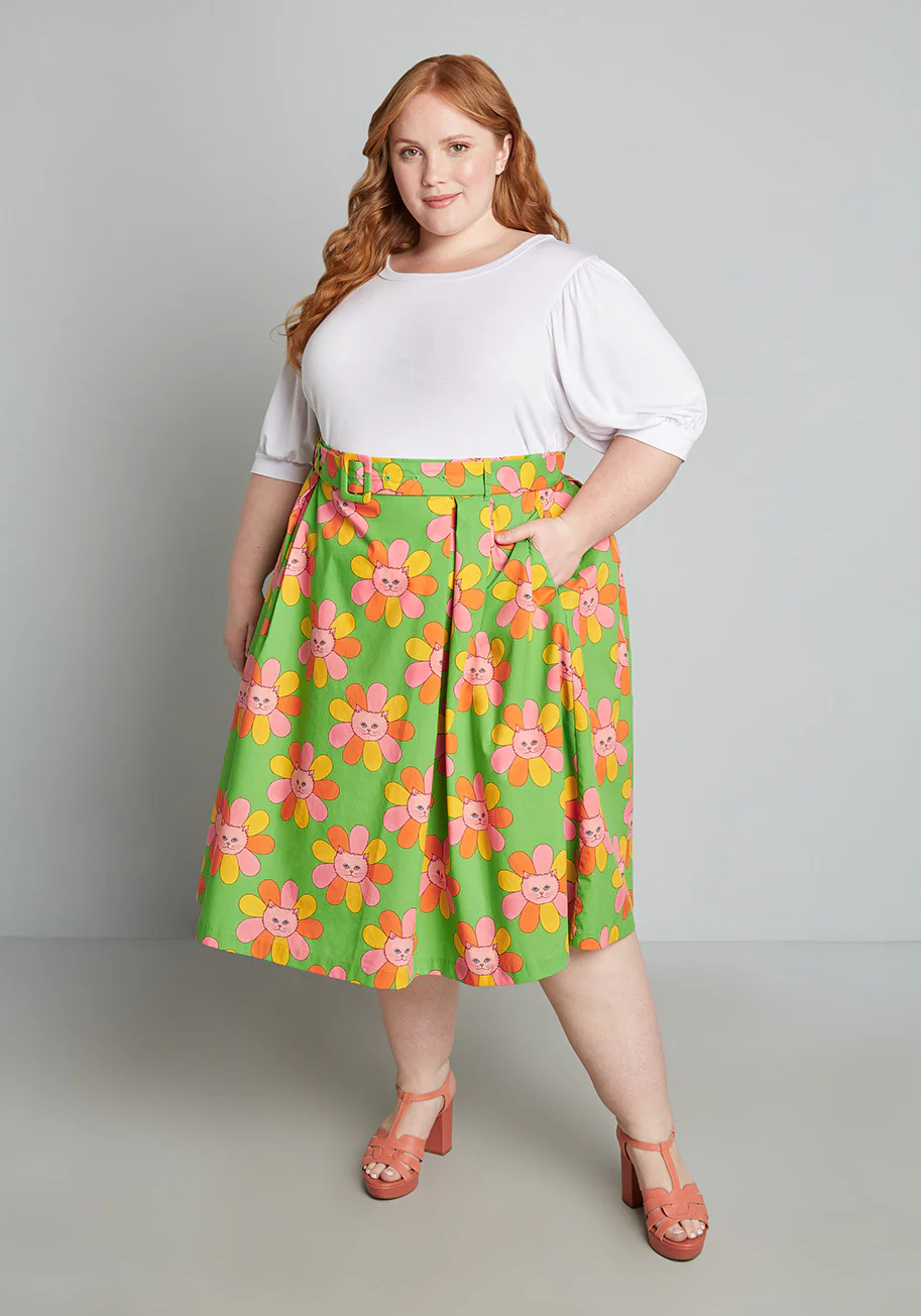 Isnyt x Marisol Muro Properly Preened A-Line Skirt - Olabens