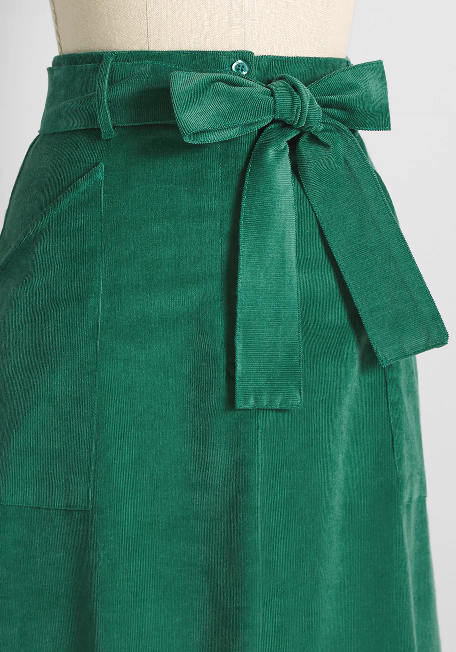 In Perfect Ac-Cord A-line Skirt - Olabens