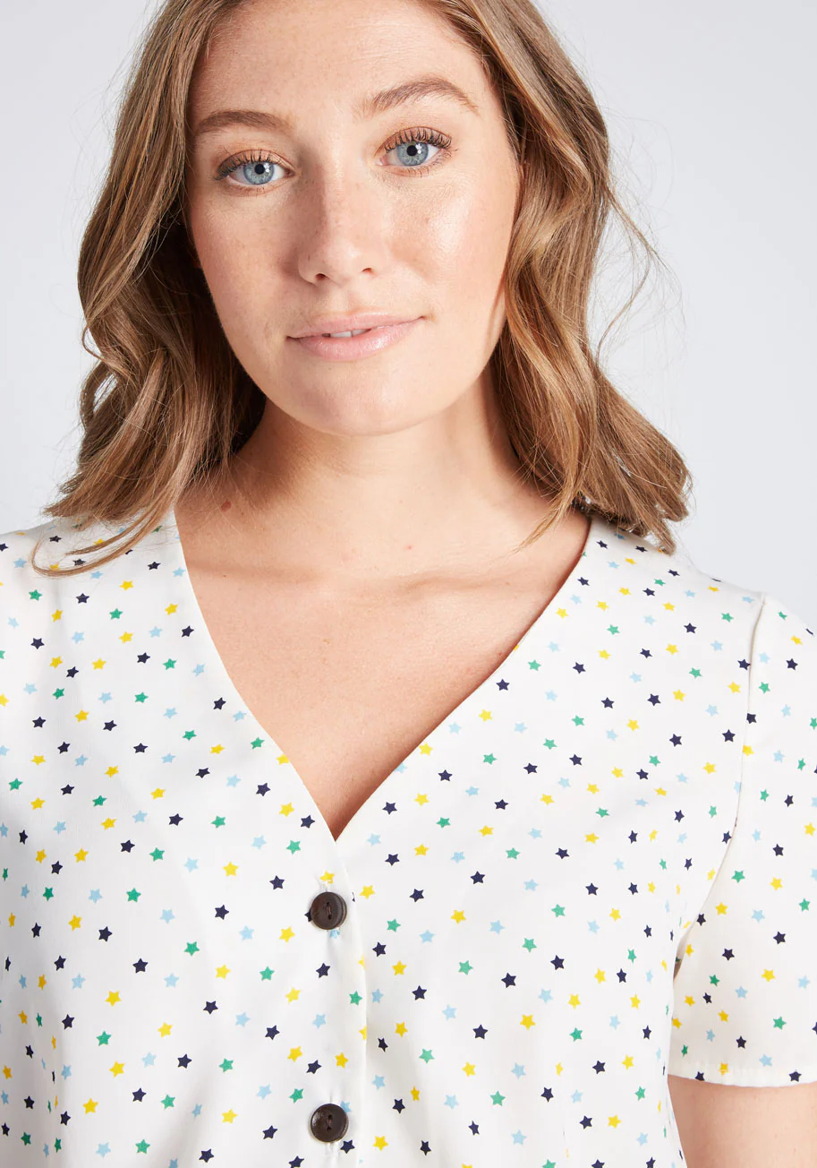 Outstanding Companion Button-Up Top - Olabens