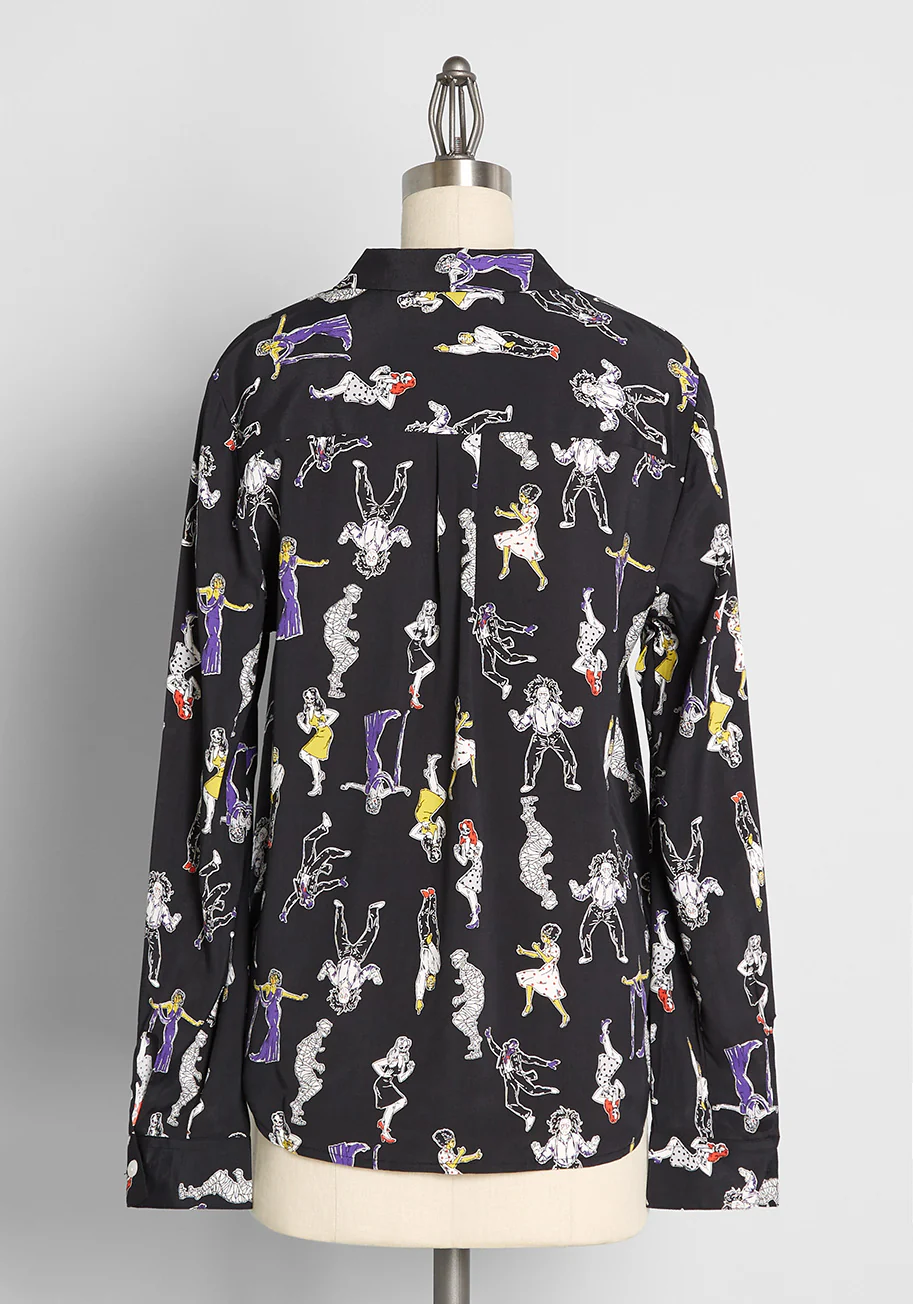 Pristine Dreams Button-Up Shirt - Olabens
