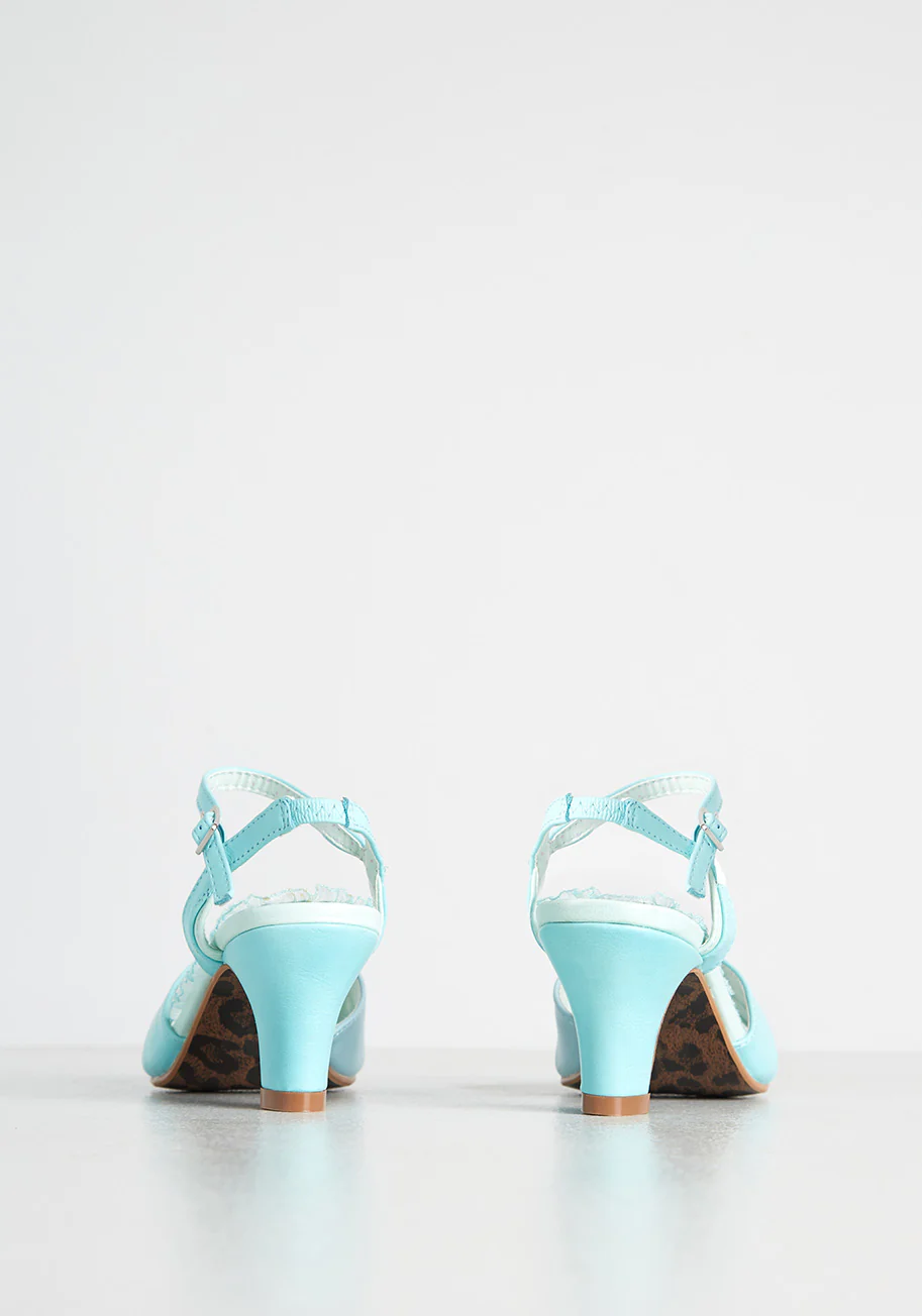 Dancing By The Seaside Ankle Strap Heel - Olabens