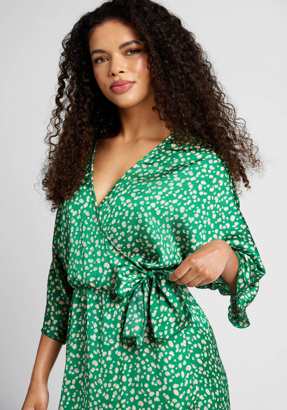 Kimono Kuteness Wrap Dress - Olabens