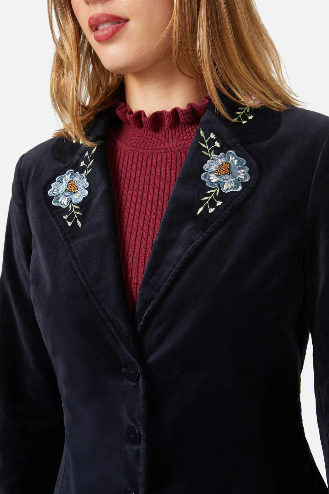 Agnes Velvet Blazer - Olabens