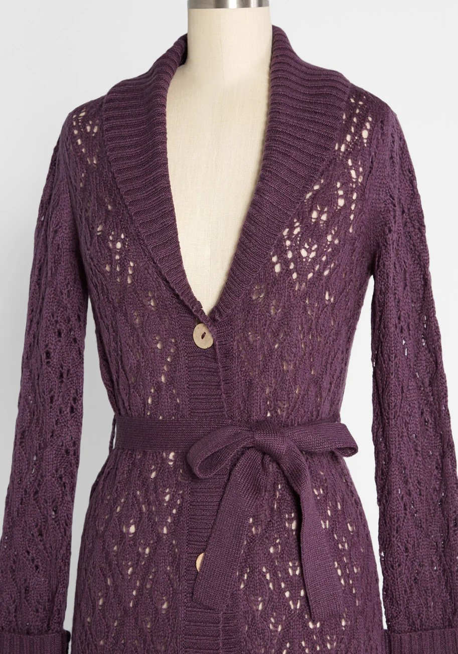 Bursting Berry Cardigan - Olabens