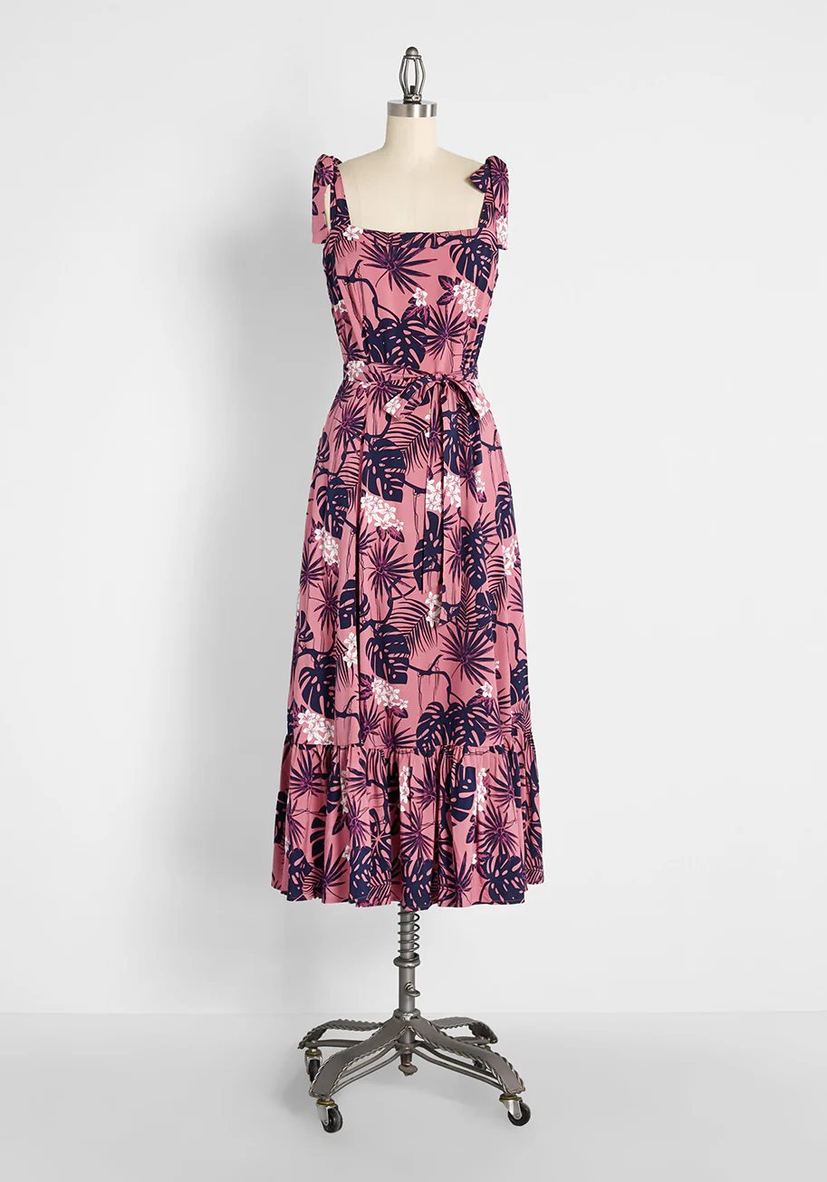Isnyt x Collectif Beauty and The Beachcomber Midi Dress - Olabens