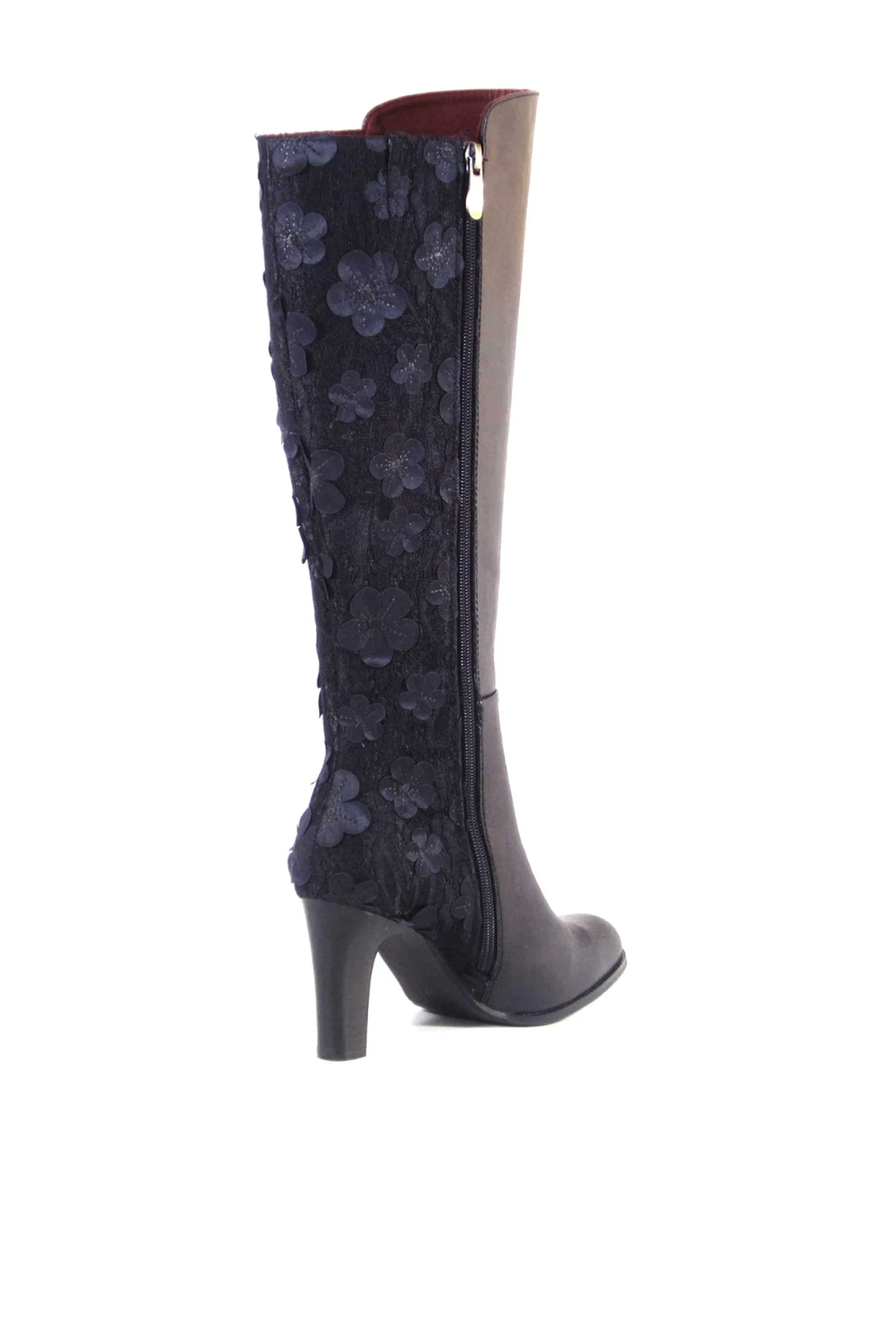 Geller Floral Lace Boots - Olabens