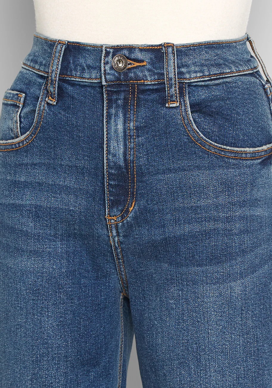 Gotta Have My Go-To Straight-Leg Jeans - Olabens