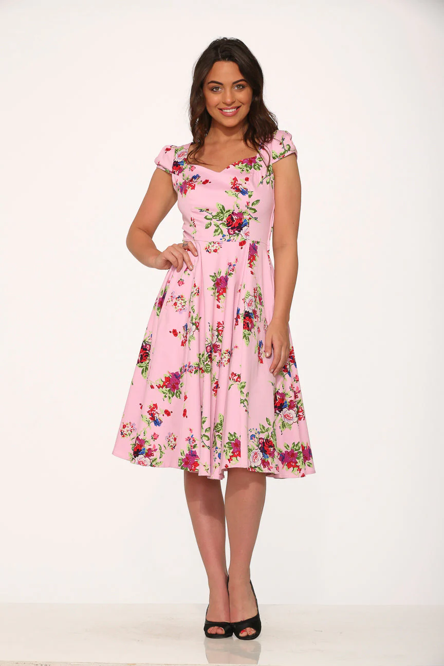 Pink Royall Ballet Swing Dress - Olabens