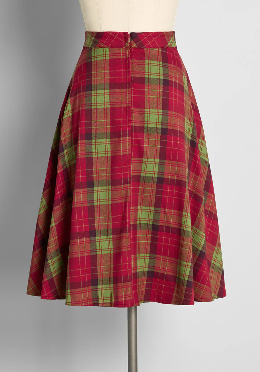 Abundance Of Cheer Swing Skirt - Olabens