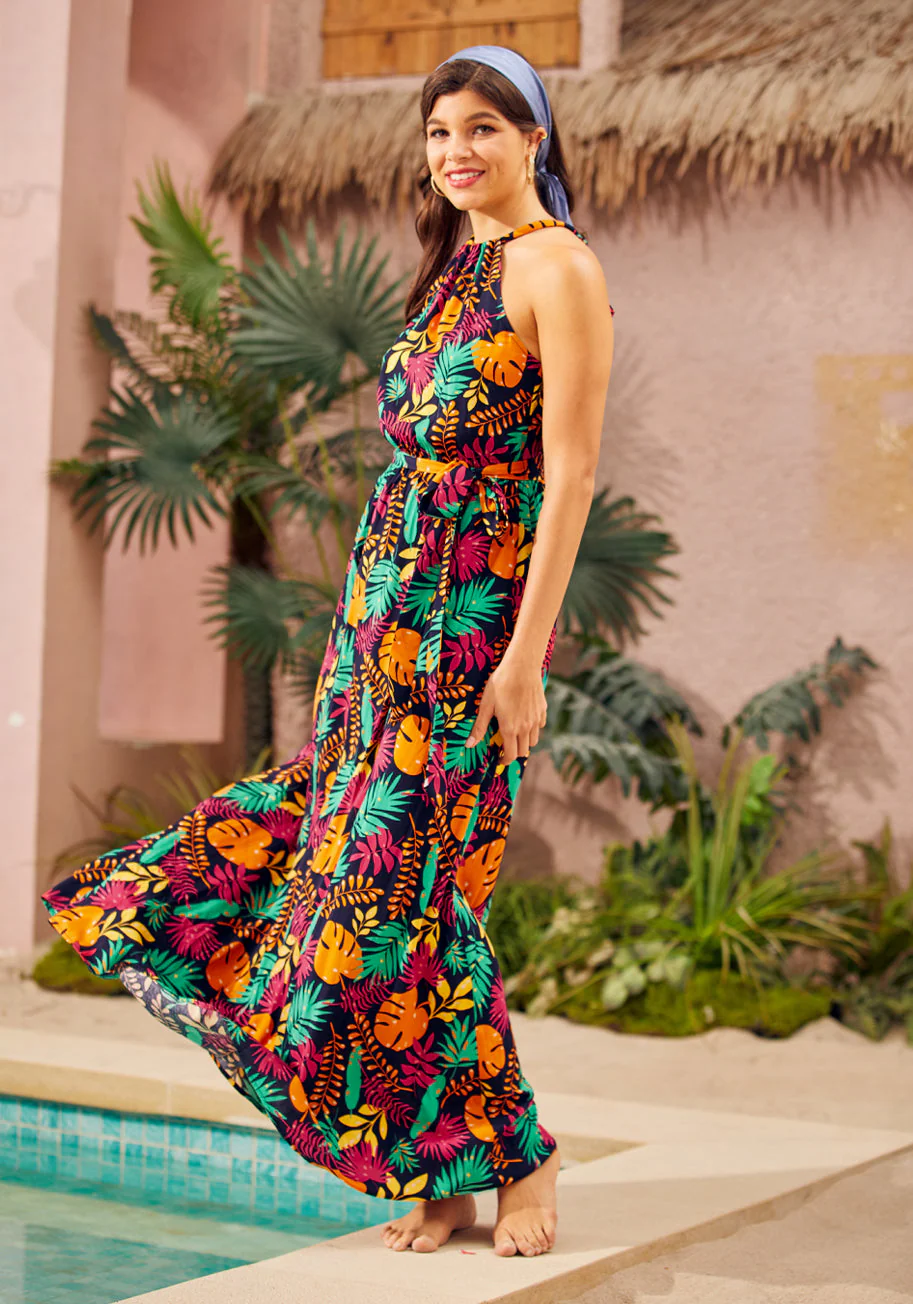 Illuminated Elegance Maxi Dress - Olabens