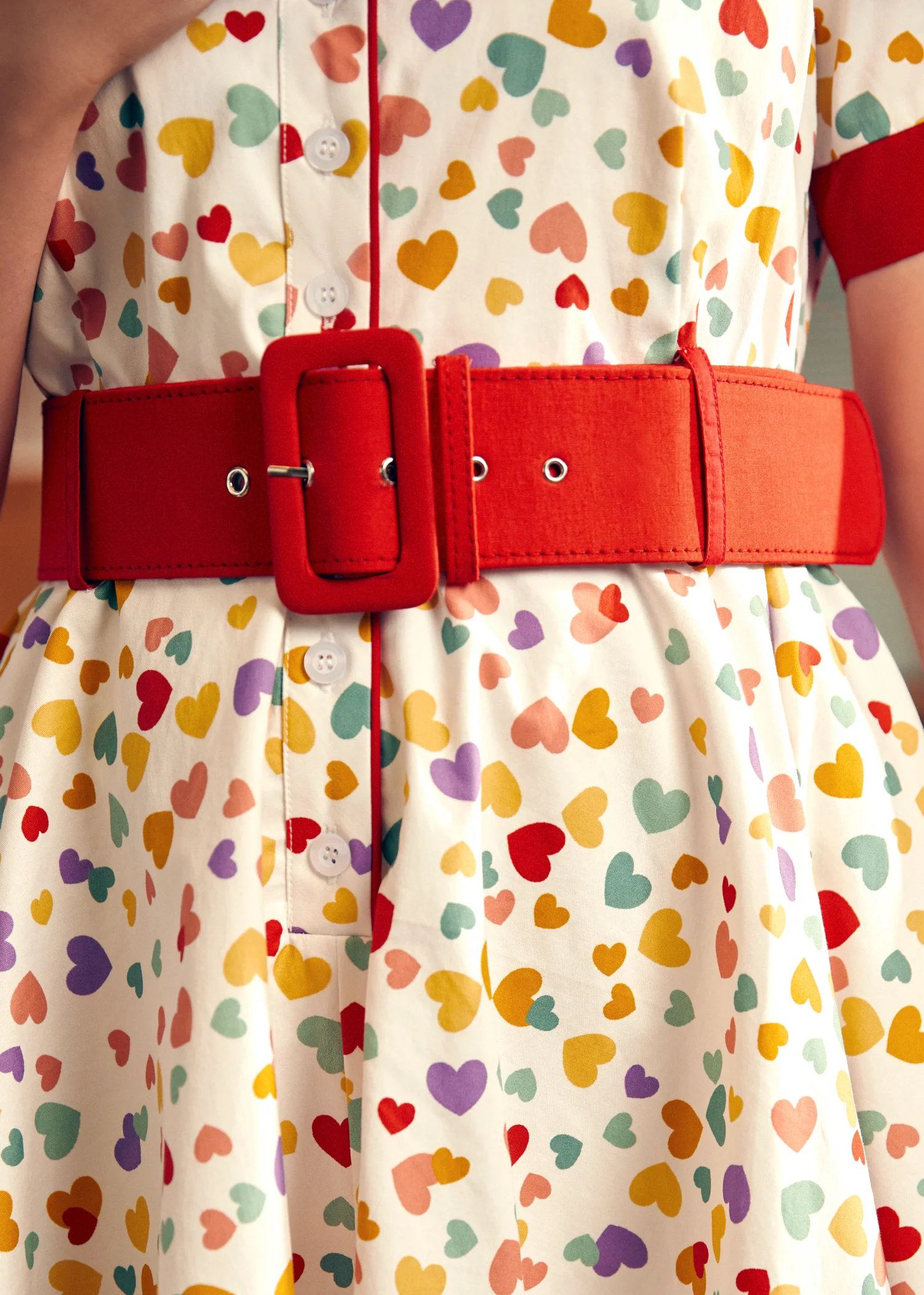 Elegant Epoch Belted Shirtdress - Olabens