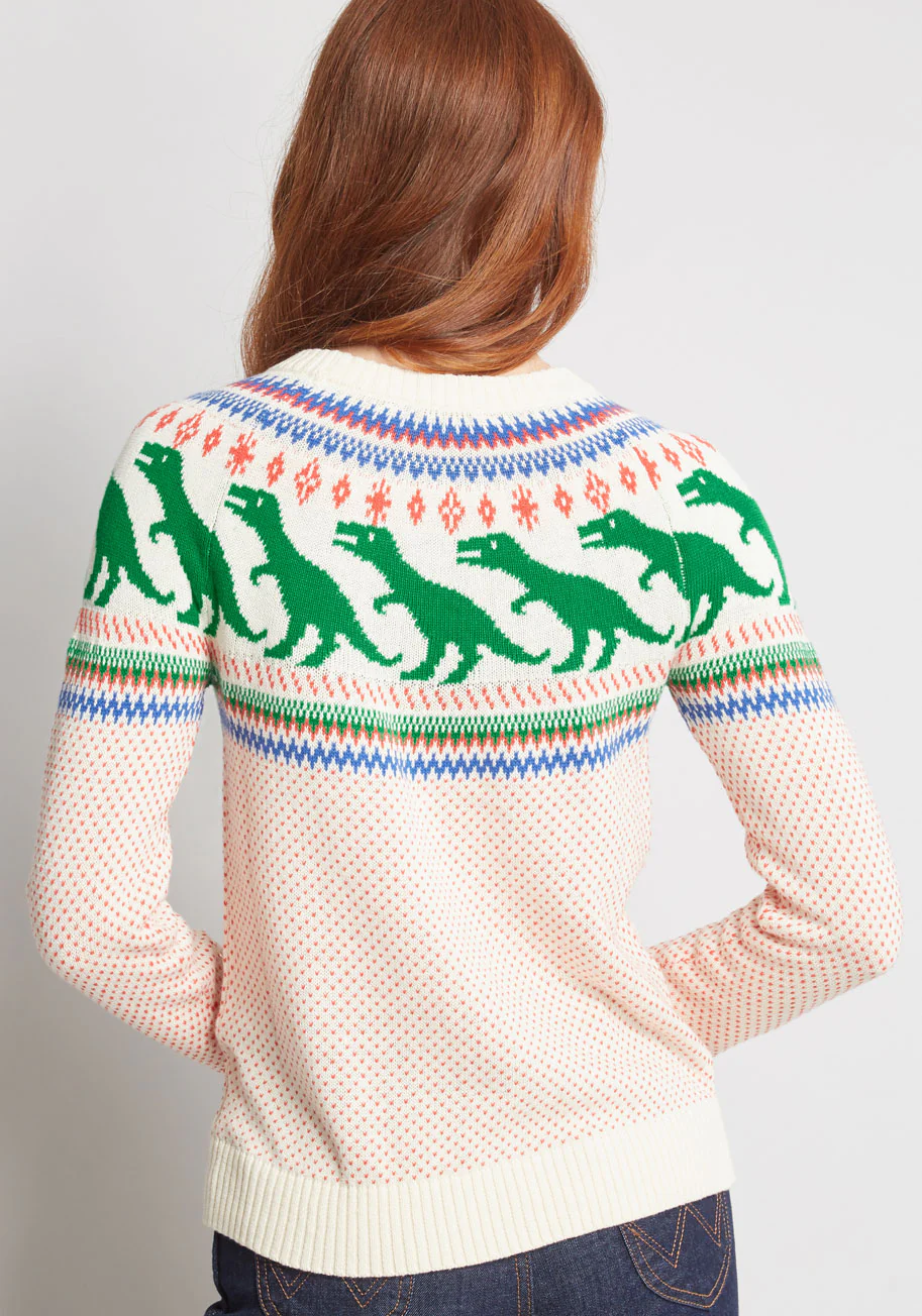 Rawr Ambition Fair Isle Sweater - Olabens
