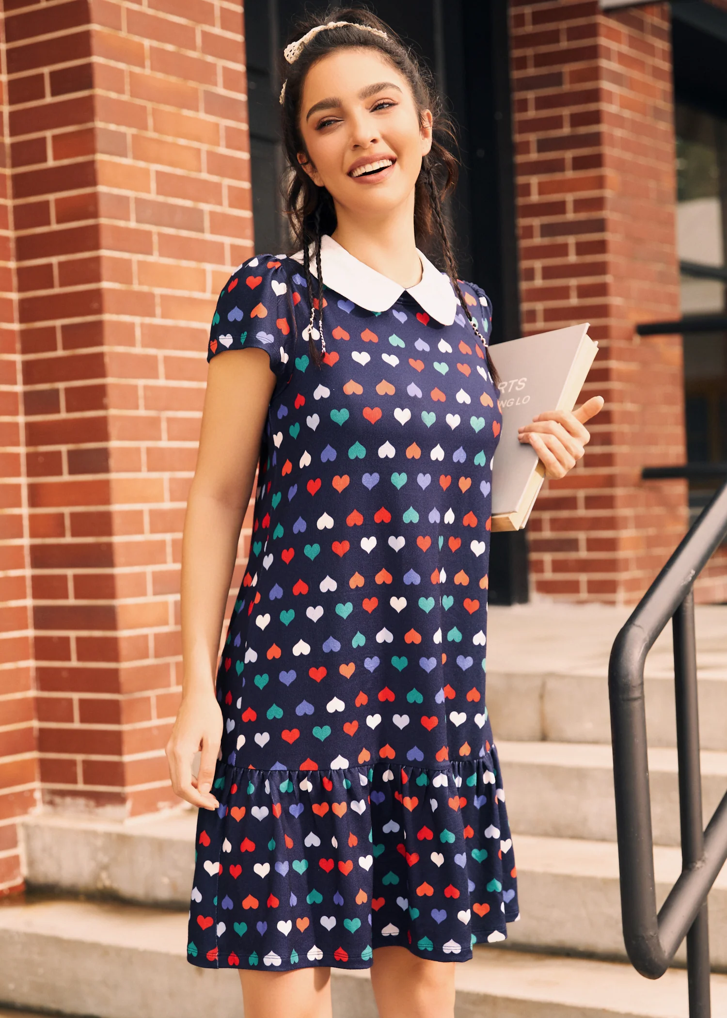 School Days Collared Dress - Olabens