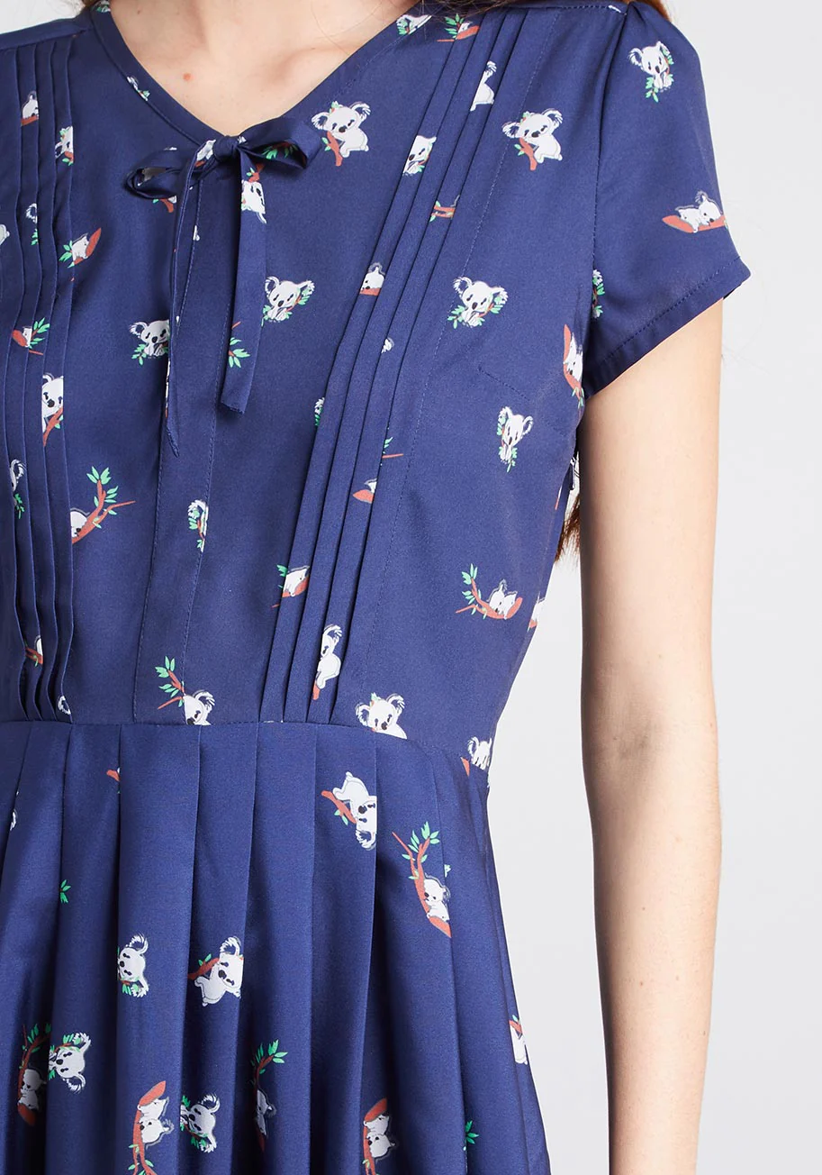 Exploratory Style A-Line Dress - Olabens